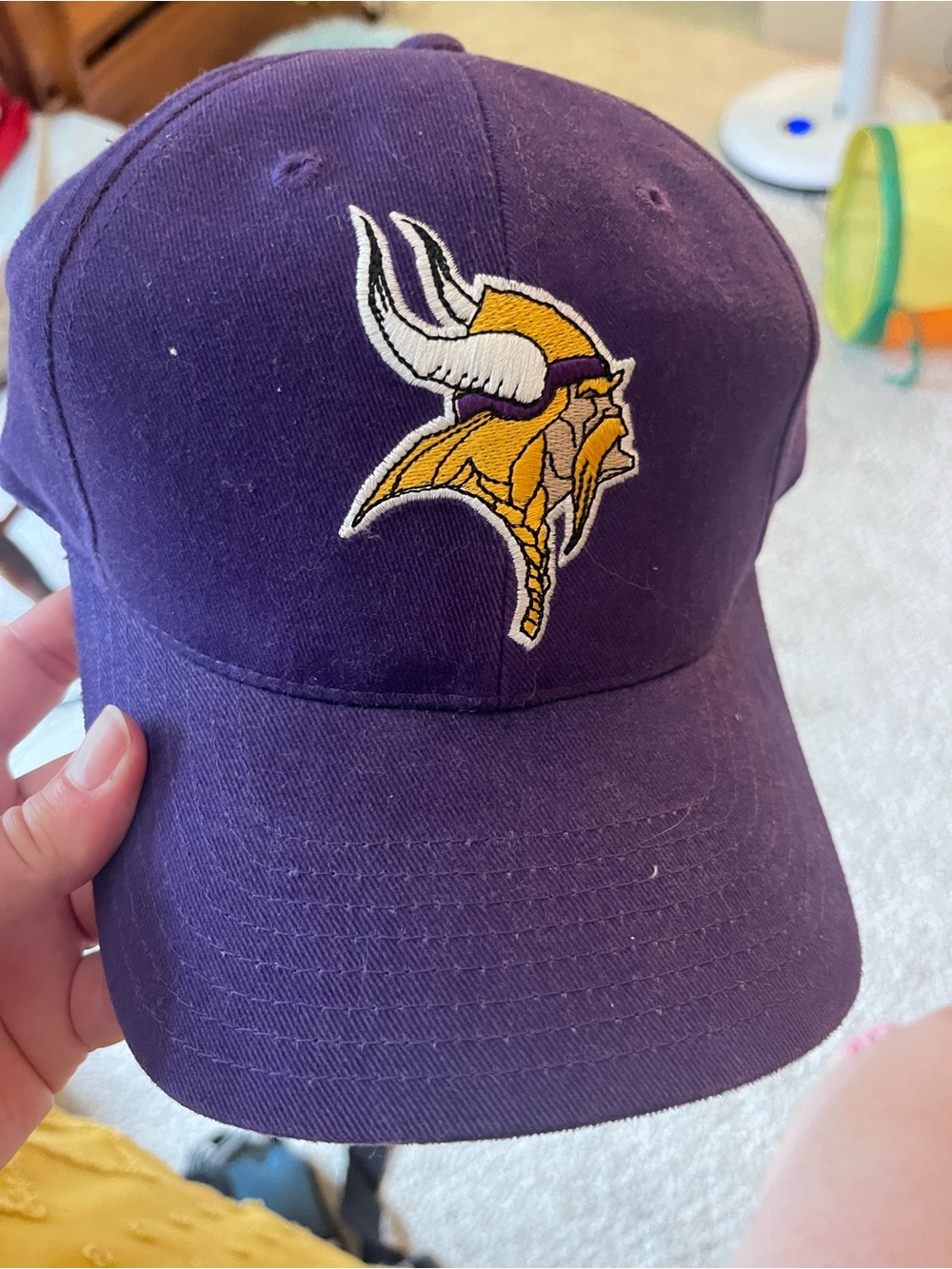 Vintage Minnesota Vikings ANNCO Adjustable Baseball Cap NWT